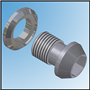 SWINGING ARM BOLT AND SPACER (PAIR)